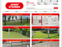 Tablet Screenshot of josefsteiner.cz