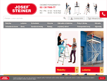 Tablet Screenshot of josefsteiner.sk