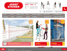 Tablet Screenshot of josefsteiner.de