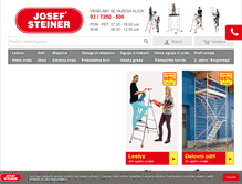 Tablet Screenshot of josefsteiner.si